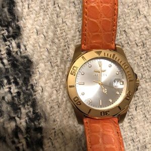 Invicta pro diver genuine alligator